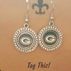 GREEN BAY PACKERS EARRINGS